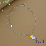 Cute Unicorn 925 Silver Kids Chain Pendent(3+ Yrs)