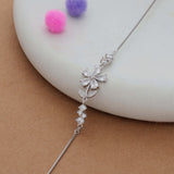Floral Leaf 925 Silver Bracelet