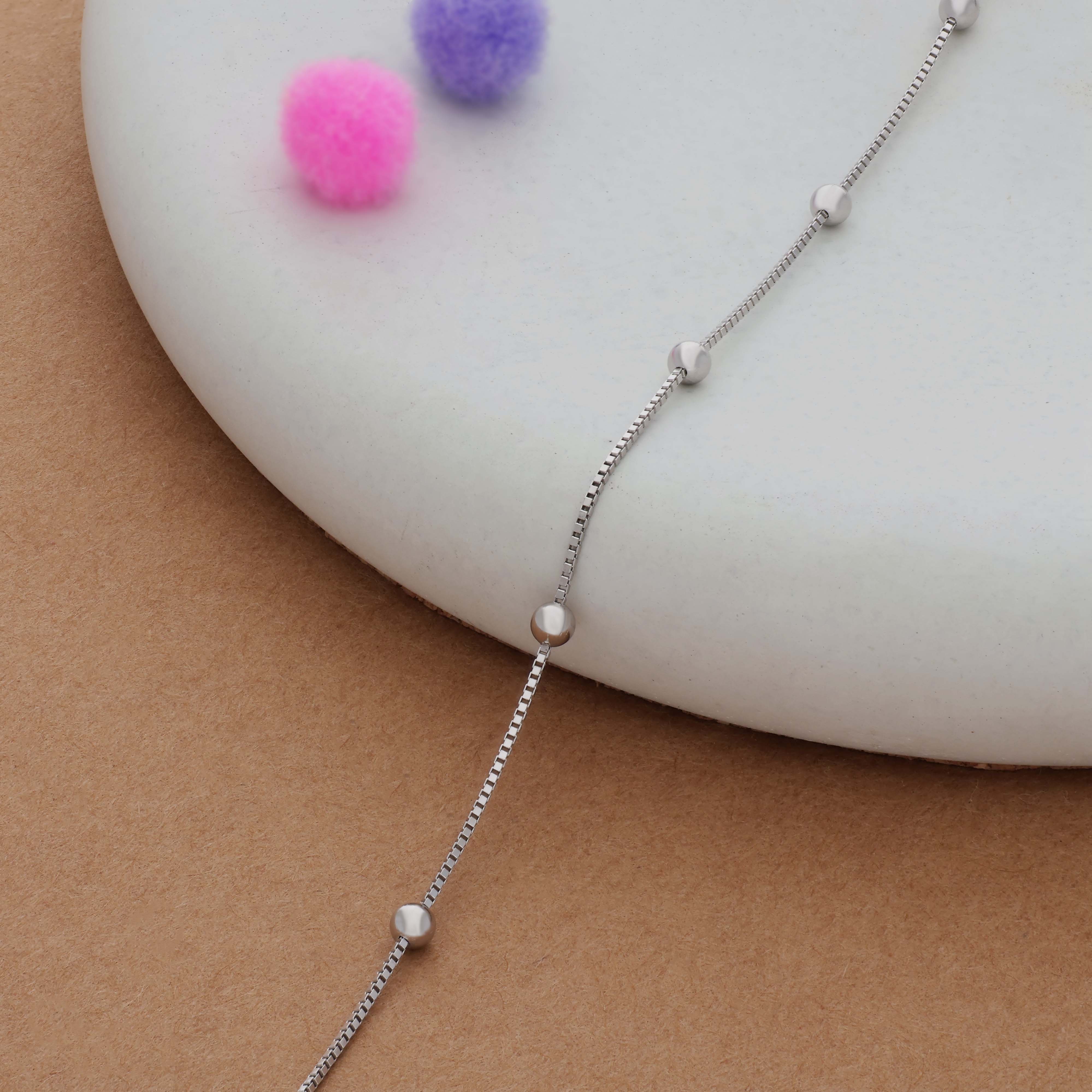 Minimal balls 925 Silver Bracelet