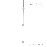 Minimal balls 925 Silver Bracelet