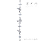 Butterfly Wings 925 Silver Bracelet