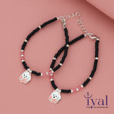 Polar Bear Nazariya Silver Anklet for baby(0 - 6months)