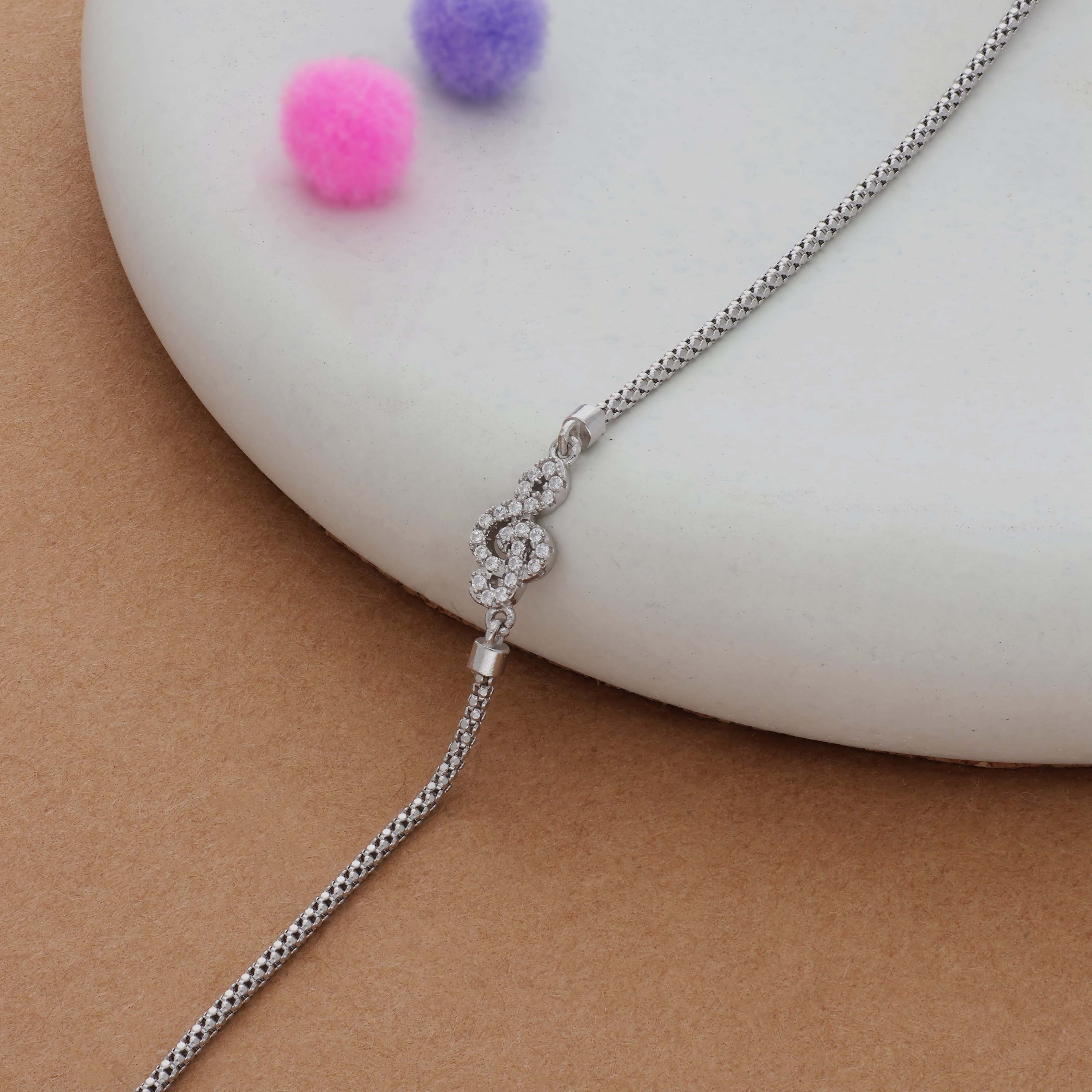 Cute Adjustable 925 Silver Bracelet