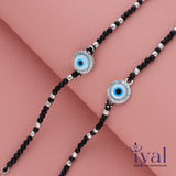 Evil Eye Silver Nazariya for Baby Hand(0 - 6months)