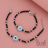 Evil Eye Silver Nazariya for Baby Hand(0 - 6months)