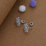 Chandrika Bloom 925 Silver Women Stud Earring