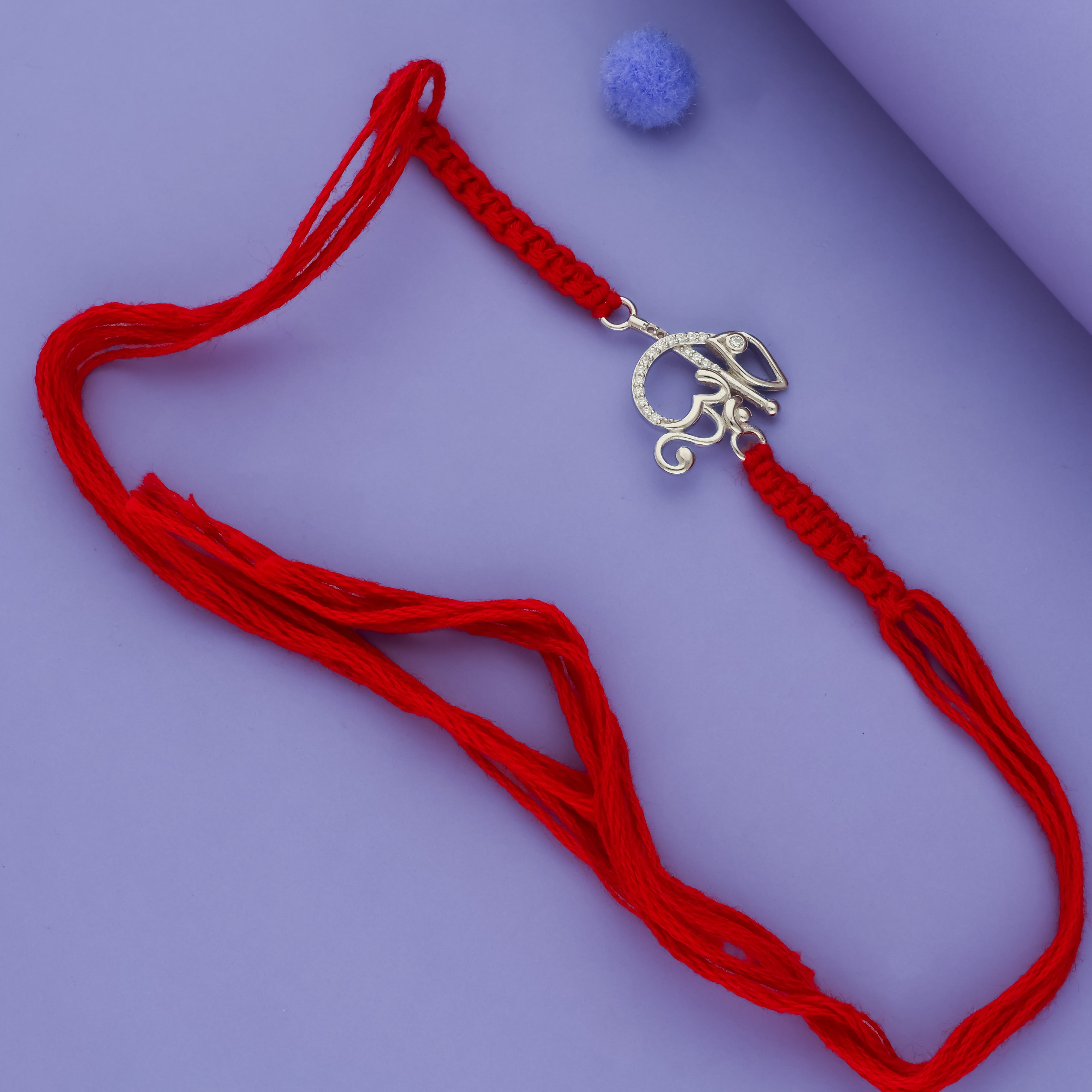 Omkara Symbol 925 Sterling Silver Rakhi