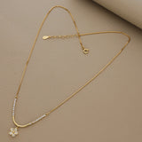 925 Sterling Silver Flower Charm Necklace