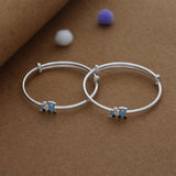 Playtime Express Silver Kids Bangles (0-5 Years) | 925 Hallmark | Daily Wear Gift for Kids