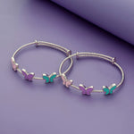 925 Silver Butterfly Kids Bangles
