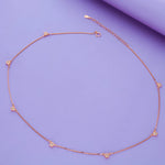 925 Silver Crystal Star Charm Chain Necklace