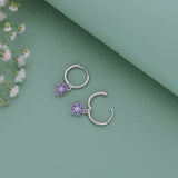 Blossom Spark 925 Silver Hoop (5+ Yrs)