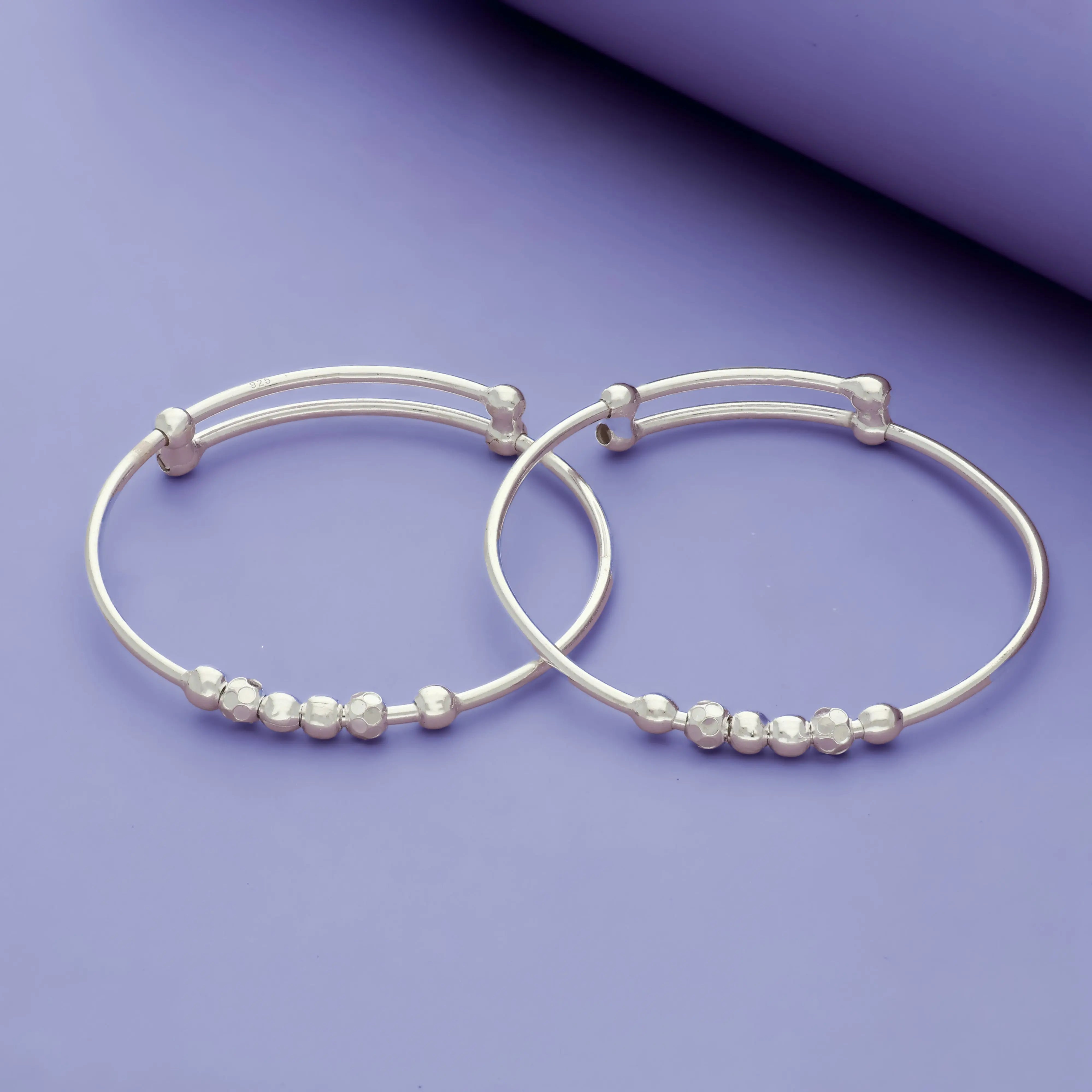 Little Dew 925 Sterling Silver Kid Bangles