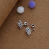 Swarna Tara 925 Silver Women Stud Earring