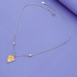 925 Sterling Silver Fairy Girl Charm Pendant for Kids