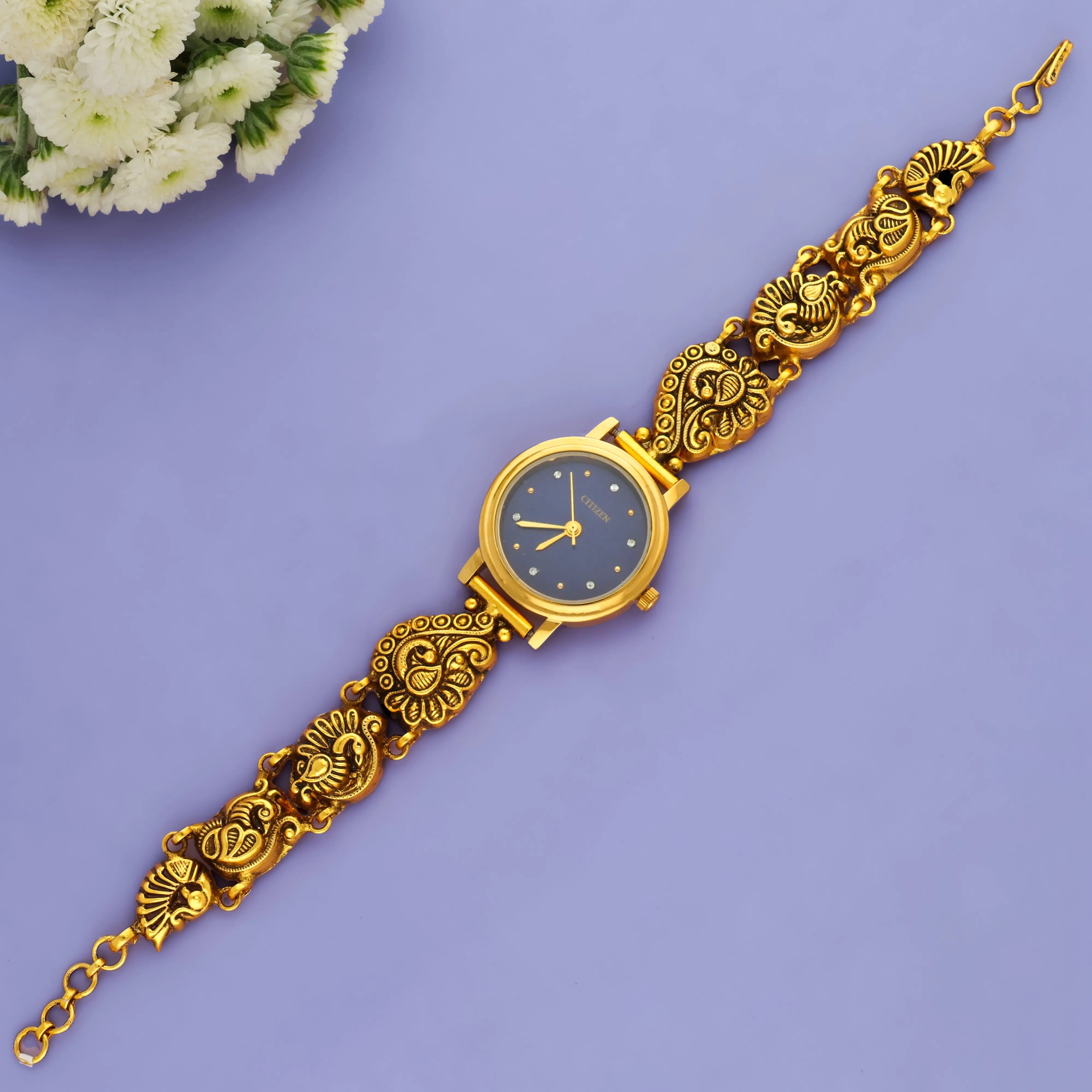 925 Traditional Silver Watch for Brides