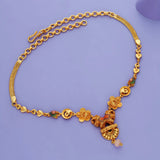 Gaja Jodi 925 Sterling Silver Temple Necklace