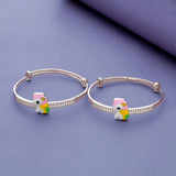 Magical Unicorn Sparkle 925 Silver Kids Bangles (0-5 Yrs)