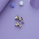 Vana Bloom 925 Silver Traditional Kid Earring