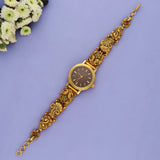 Peacock Cuff 925 Silver Antique Watch
