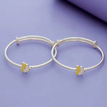 Sunshine Flutter 925 Sterling Silver Baby Bangles