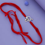 Om Vel 925 Silver Rakhi