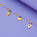Silver 925 Cute Animal Charm Kids Bracelet (1-6 Yrs)