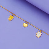 Silver 925 Cute Animal Charm Kids Bracelet (1-6 Yrs)