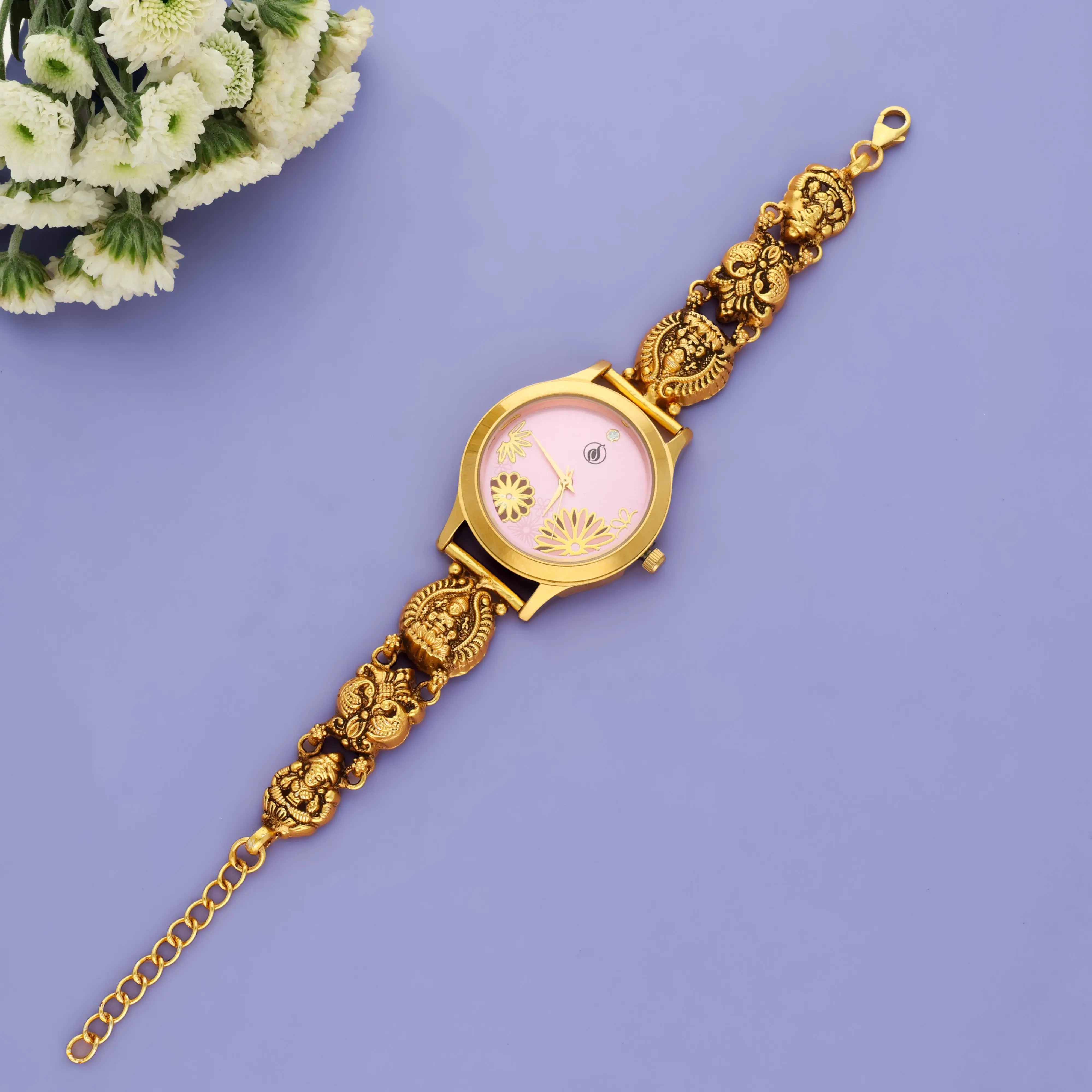 925 Silver Traditional Wedding Jewelry Watch
