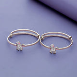 Unicorn Cartoon Adjustable 925 Silver Kid Bangles (0-5 Yrs)