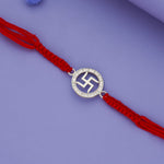Swastik 925 Sterling Silver Rakhi