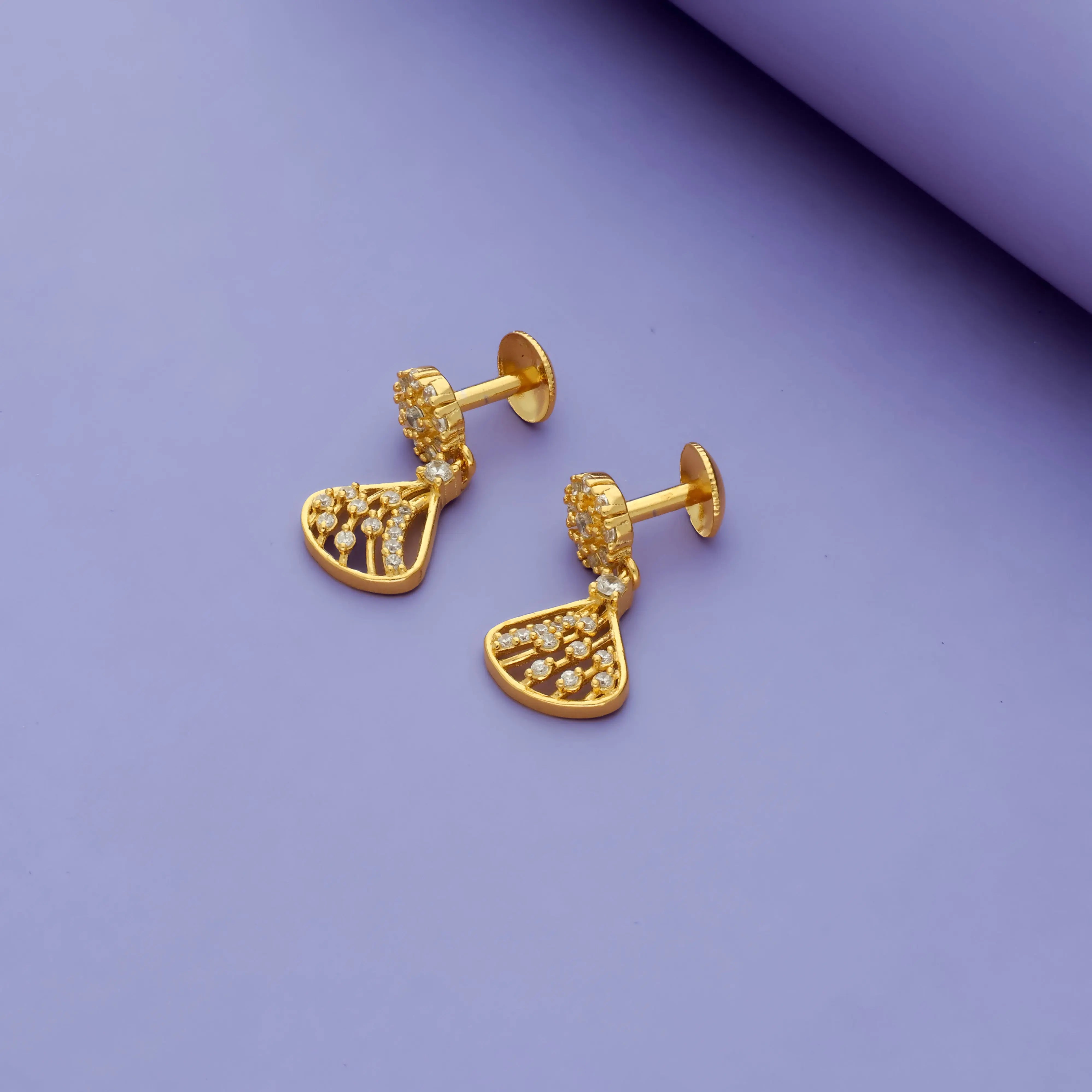 Lily Drip 925 Silver Drop Earrings