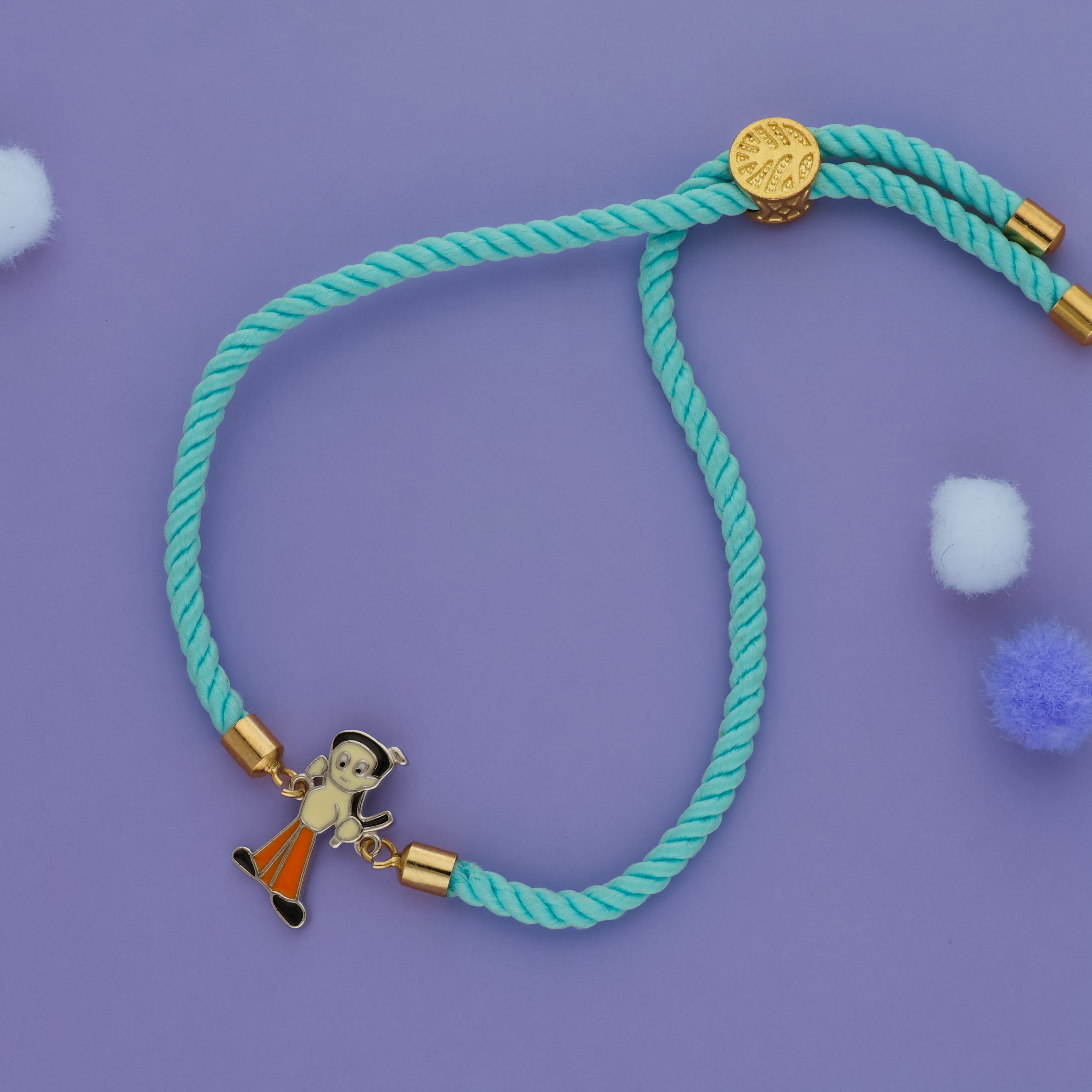Chhota Bheem 925 Sterling Silver Children Rakhi
