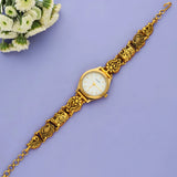 Classic Floral Peacock 925 Silver Watch for Festive Season