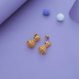 Miraya Glow Gold Polish 925 Silver Traditional Jhumkas