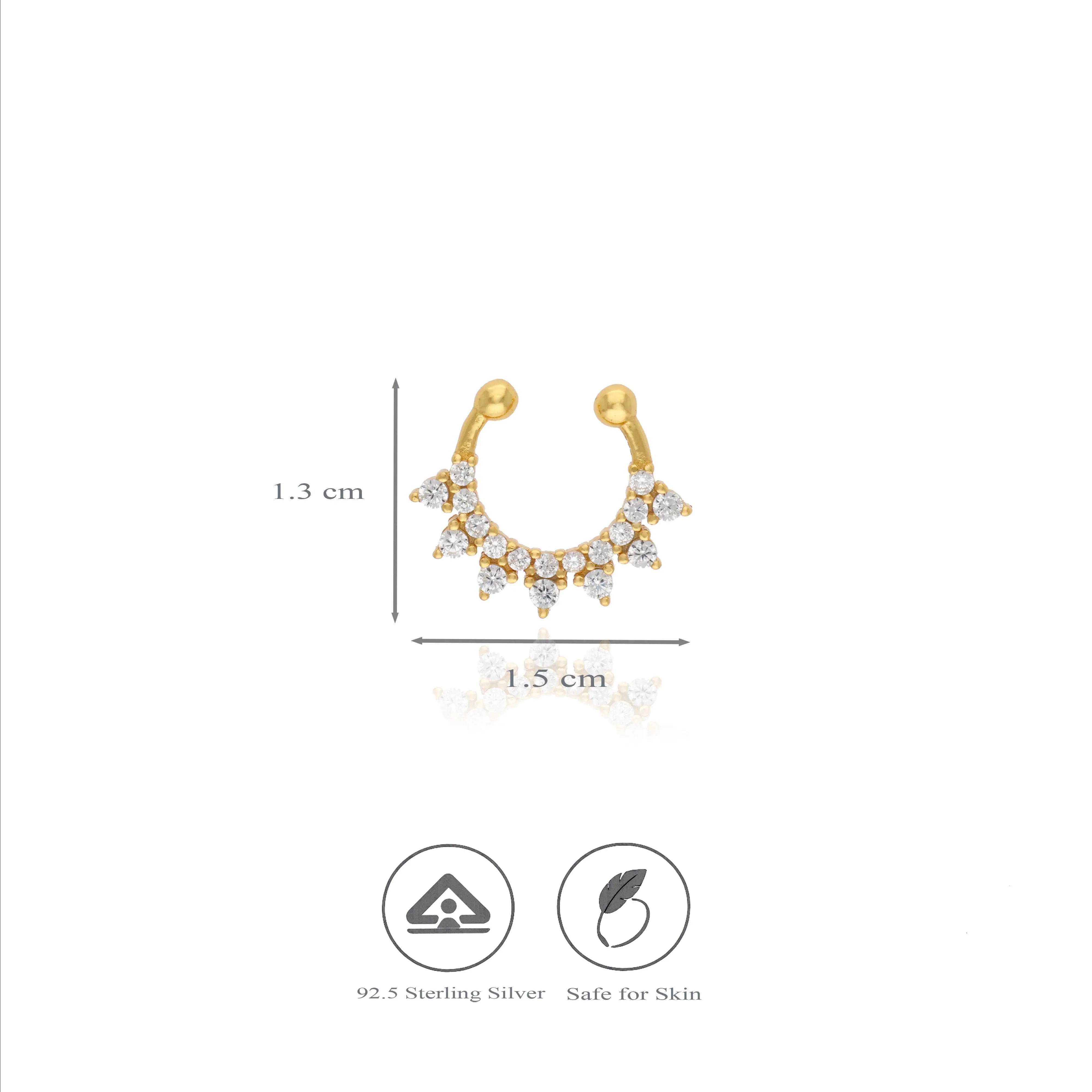 925 Silver Luxe Bloom Septum
