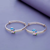 Magical Unicorn Sparkle 925 Silver Kids Bangles (0-5 Yrs)