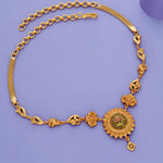 925 Silver Royal Floral Temple Necklace