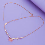 Rose Luxe Flutter 925 Silver Charm Necklace