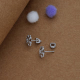 Tejaswini Floral 925 Silver Women Stud Earring