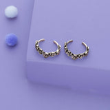 Meadow Bloom Oxidized 925 Silver Toering