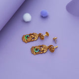 Pratishtha Traditional 925 Gold Polish Silver Earring