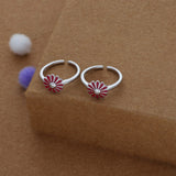 Cherry Blossom 925 Silver Fancy Toering