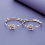 Playful Peppa Pig Sparkle 925 Silver Baby Bangles (0-5 Yrs)