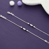 Twinkle Toes 925 Silver Kid Anklet (0-6Months)