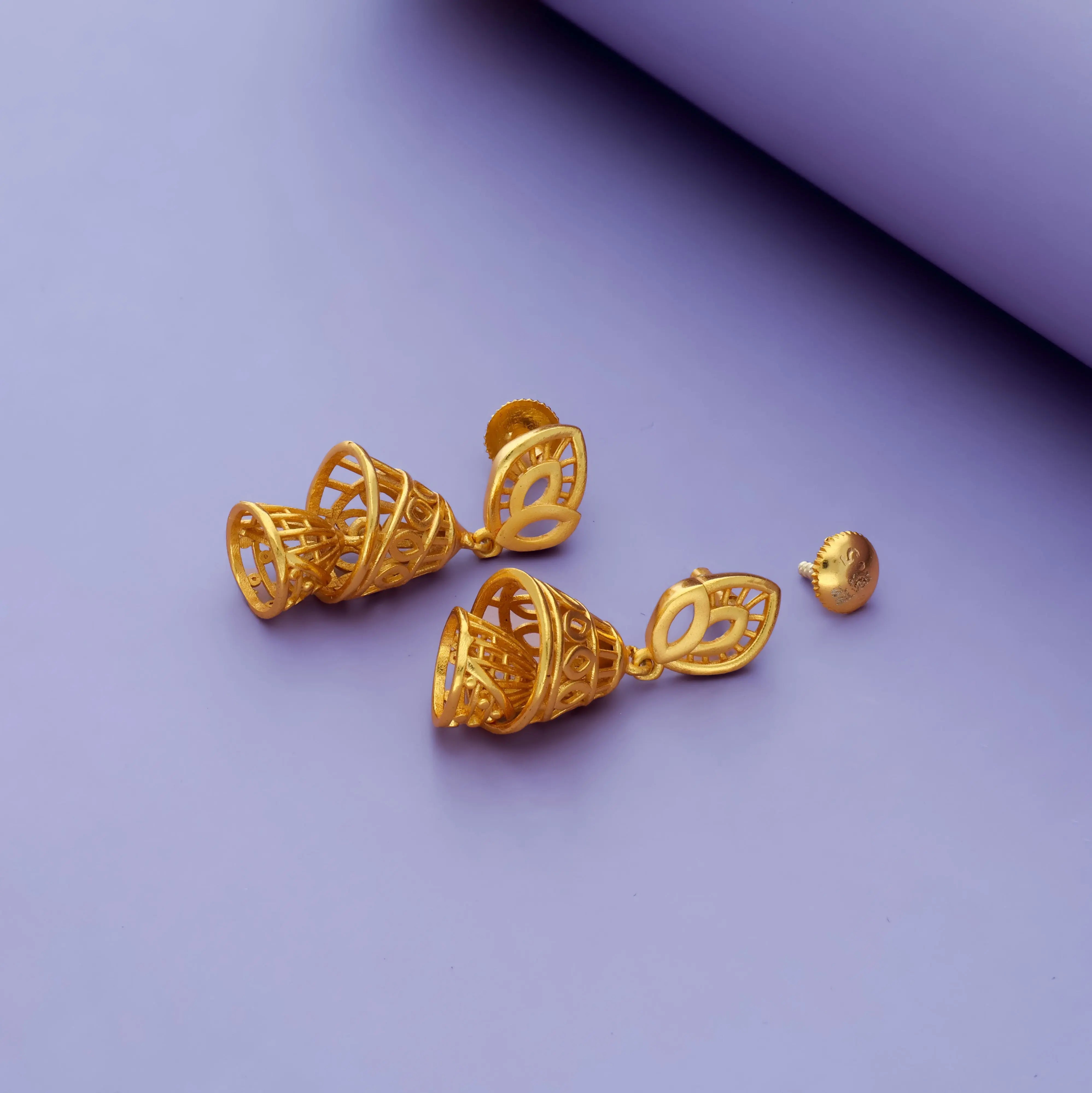 Leaf Cascade 925 Silver Jhumka