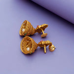 Royal Lakshmi Pearl Jhumka Earrings