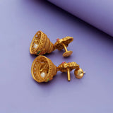 Royal Lakshmi Pearl Jhumka Earrings