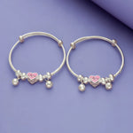 Glimmer Heart 925 Sterling Silver Kid Bangles