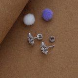 Amrutha Pushpa 925 Silver Women Stud Earring